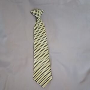 Yellow and Black Striped Kids Tie